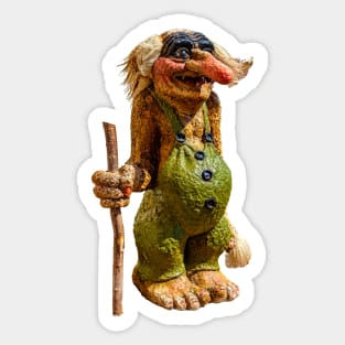 Troll on guard Sticker